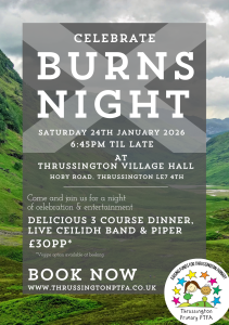 Thrussington Burns Night 2026 - Tickets