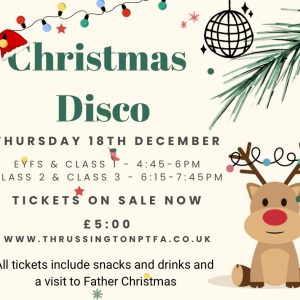 Christmas Disco – Thrussington PTFA
